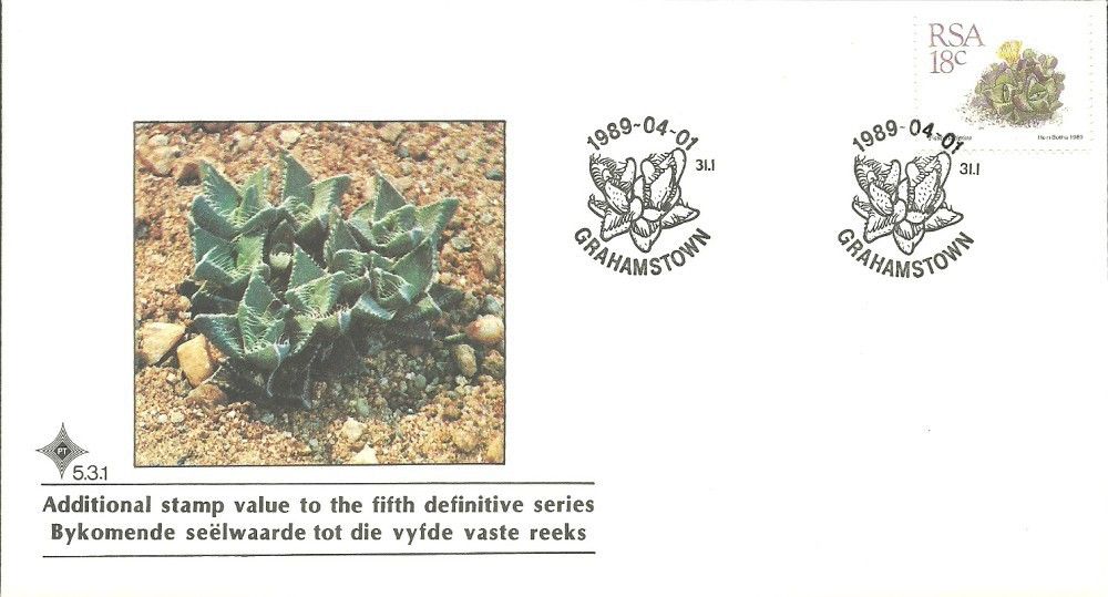 Znaczek Republika Południowej Afryki 1989 Mi 770 FDC