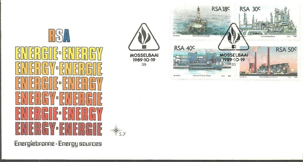 Znaczek Republika Południowej Afryki 1989 Mi 785-788 FDC