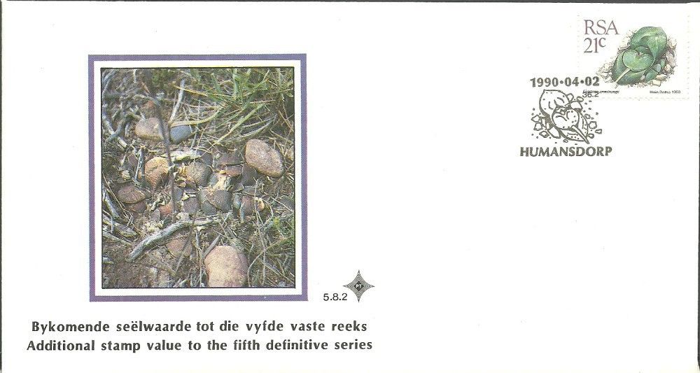 Znaczek Republika Południowej Afryki 1990 Mi 794 FDC