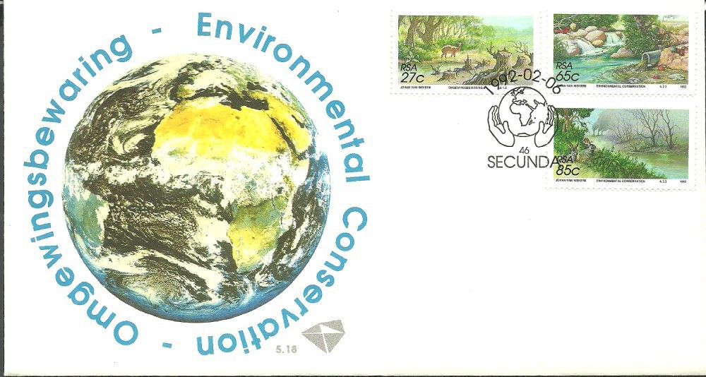 Znaczek Republika Południowej Afryki 1992 Mi 831-833 FDC