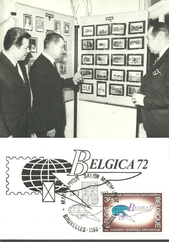 Znaczek Belgia 1972 Mi 1676 Karta Max
