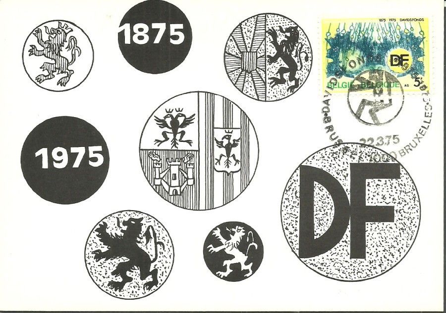 Znaczek Belgia 1975 Mi 1809 Karta Max