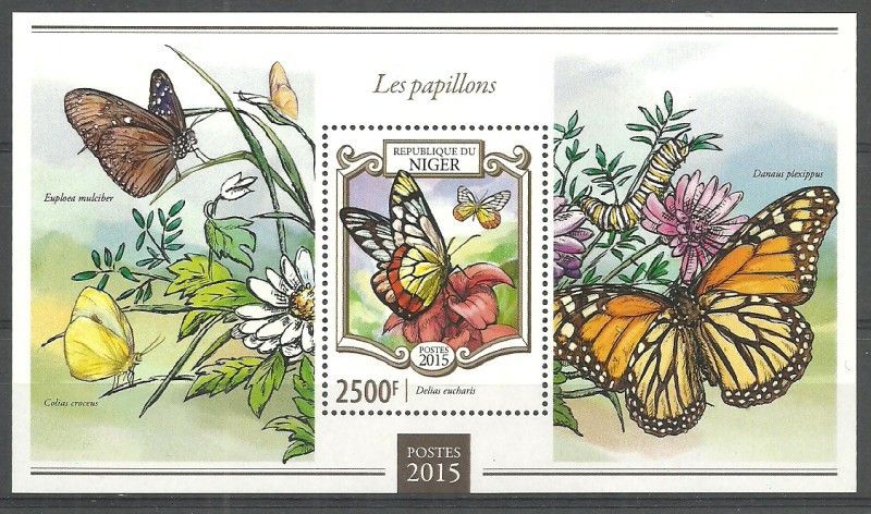 Znaczek Niger 2015 Mi bl 401 Czyste **
