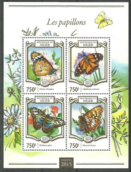 Znaczek Niger 2015 Mi ark 3285-3288 Czyste **
