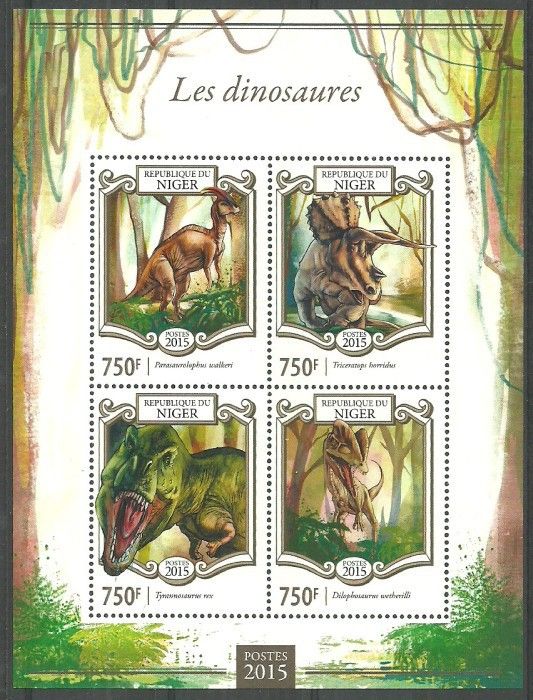 Znaczek Niger 2015 Mi ark 3290-3293 Czyste **
