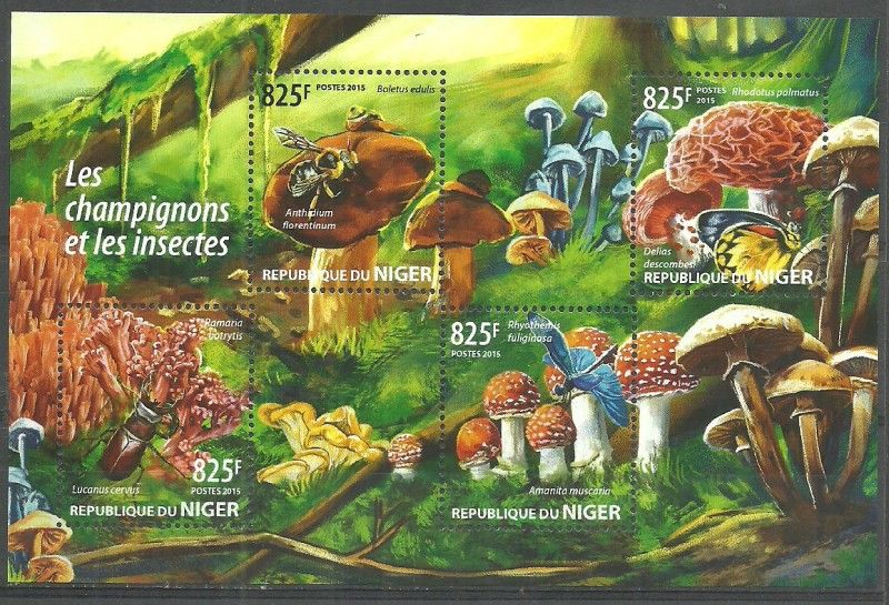 Znaczek Niger 2015 Mi ark 3395-3398 Czyste **