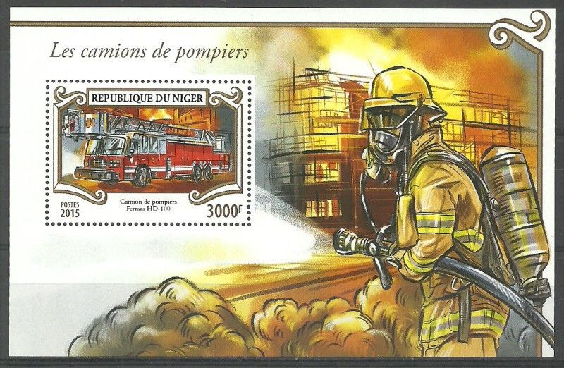 Znaczek Niger 2015 Mi bl 456 Czyste **
