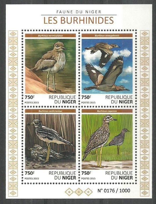 Znaczek Niger 2015 Mi ark 3775-3778 Czyste **