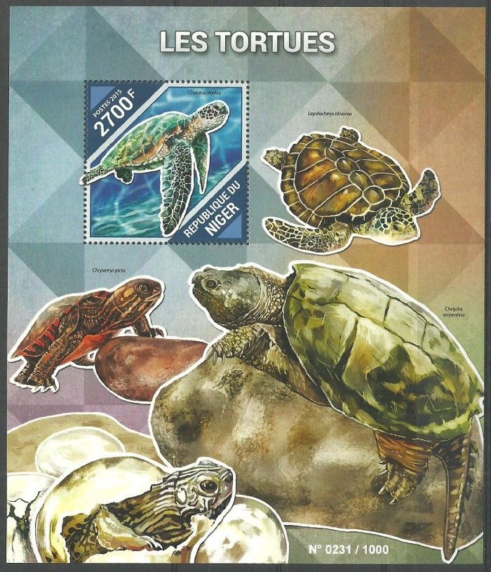 Znaczek Niger 2015 Mi bl 481 Czyste **