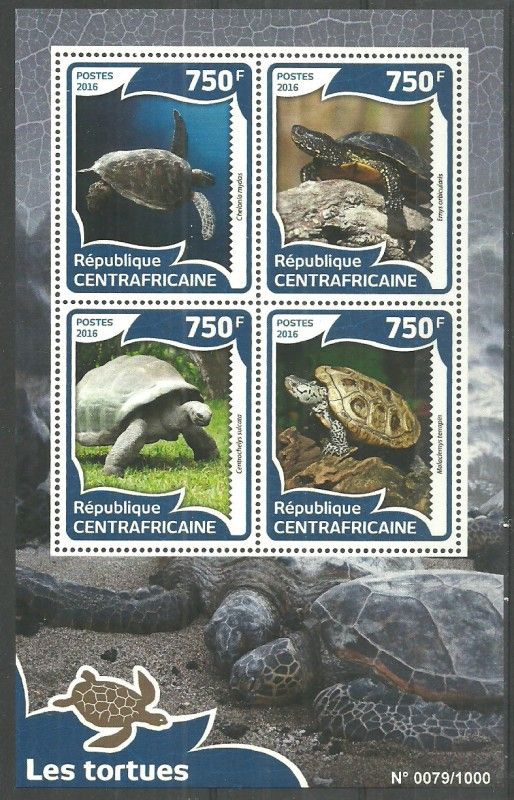 Znaczek Republika Środkowoafrykańska 2016 Mi ark 6000-6003 Czyste **