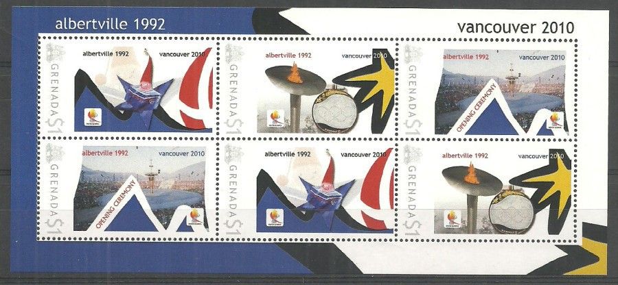 Znaczek Grenada 2009 Mi per ark A6179(17) Czyste **