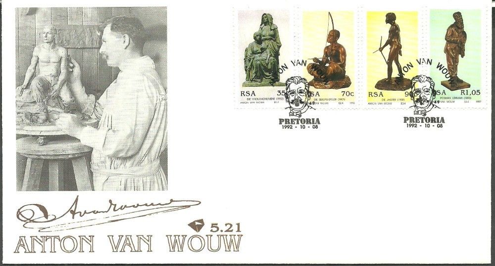 Znaczek Republika Południowej Afryki 1992 Mi 855-858 FDC