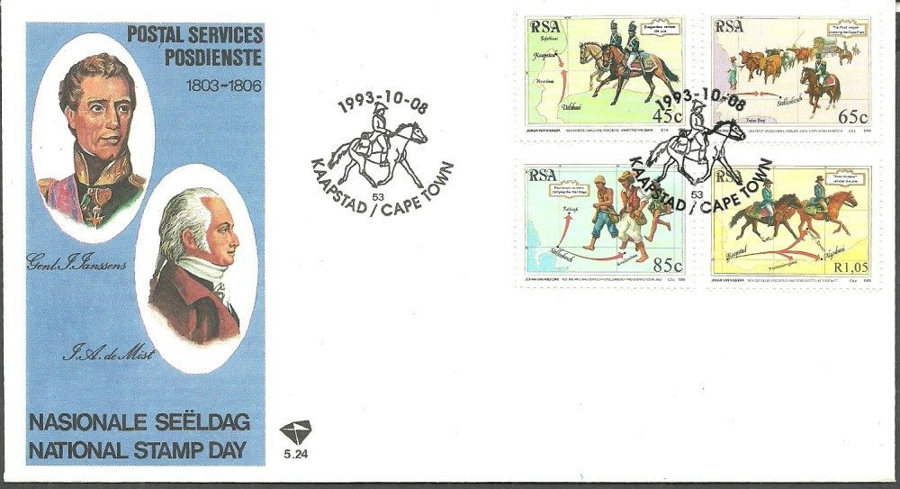 Znaczek Republika Południowej Afryki 1983 Mi 908-911 FDC