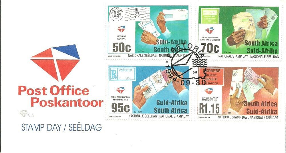 Znaczek Republika Południowej Afryki 1994 Mi 940-943 FDC
