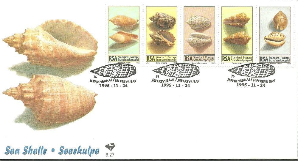 Znaczek Republika Południowej Afryki 1995 Mi 979-983 FDC