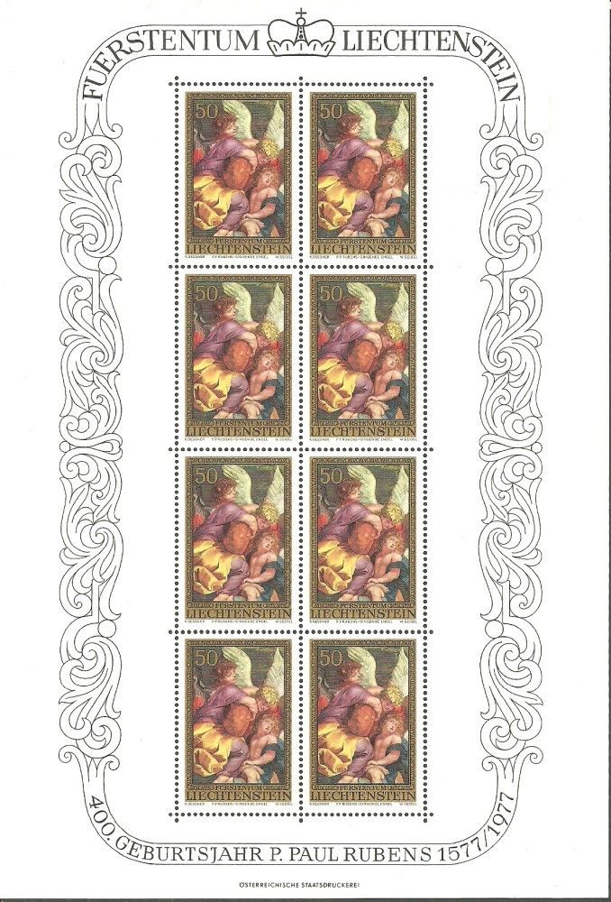 Znaczek Liechtenstein 1976 Mi ark 655-657 Czyste **