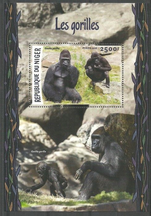Znaczek Niger 2016 Mi bl 537 Czyste **