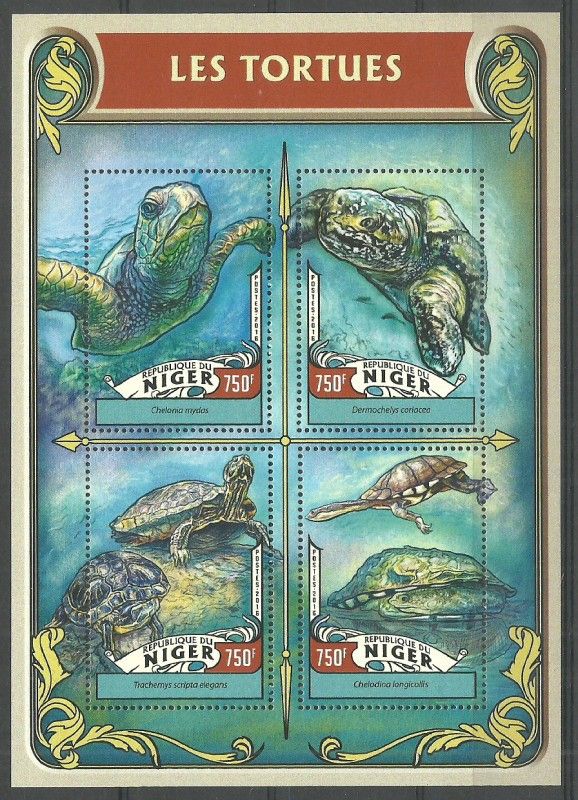 Znaczek Niger 2016 Mi ark 4232-4235 Czyste **