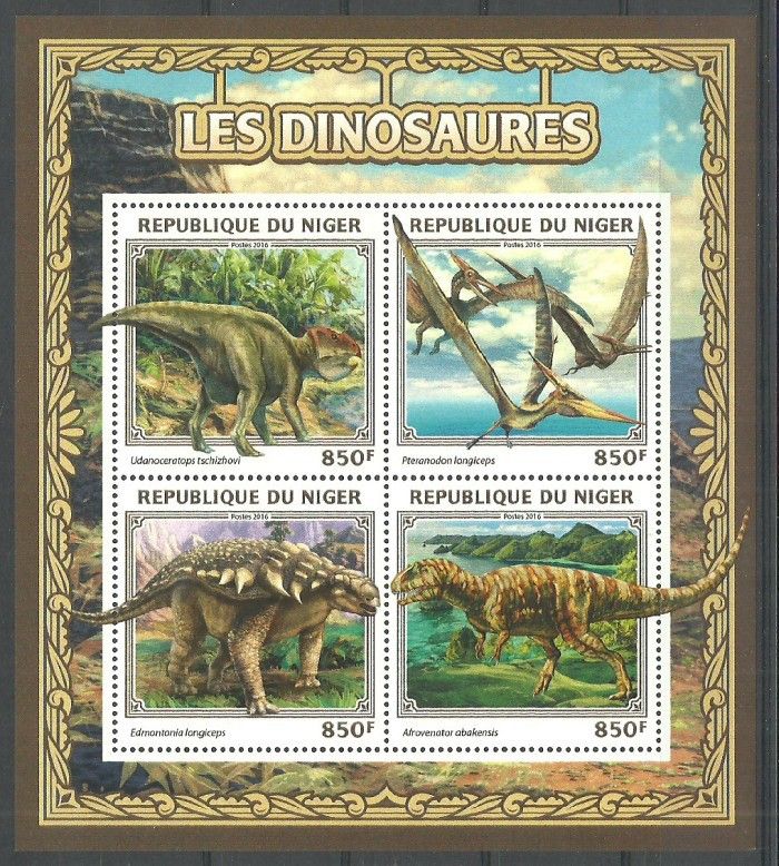 Znaczek Niger 2016 Mi ark 4497-4500 Czyste **