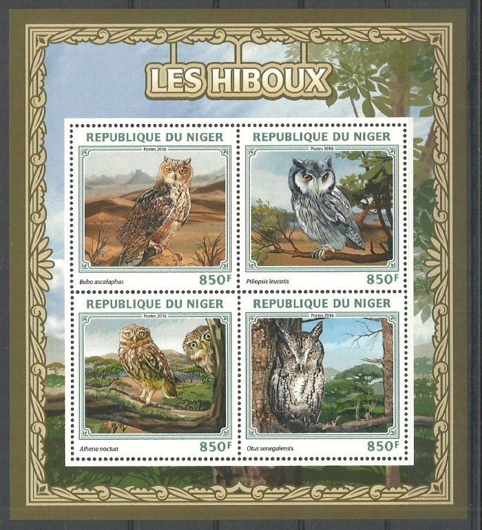 Znaczek Niger 2016 Mi ark 4537-4540 Czyste **