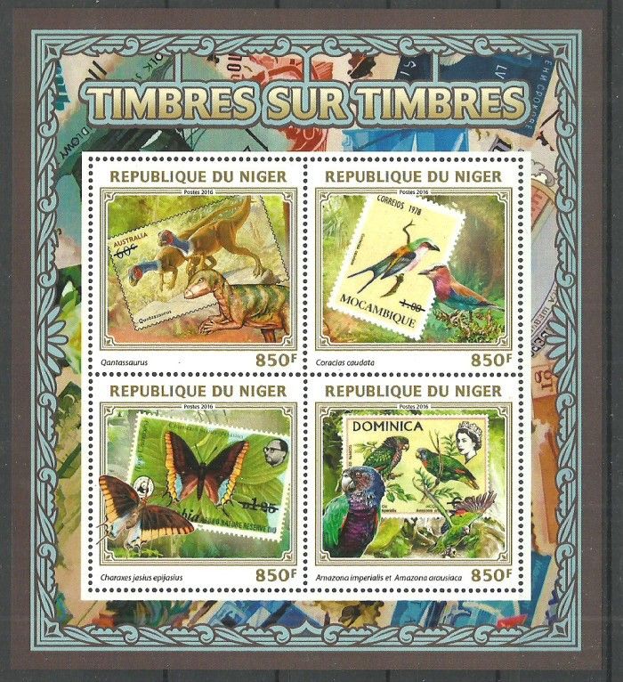 Znaczek Niger 2016 Mi ark 4592-4595 Czyste **