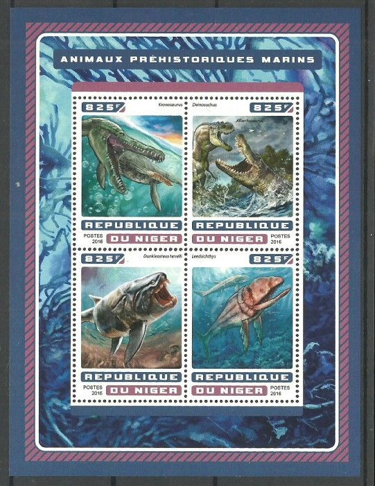 Znaczek Niger 2016 Mi ark 4602-4605 Czyste **