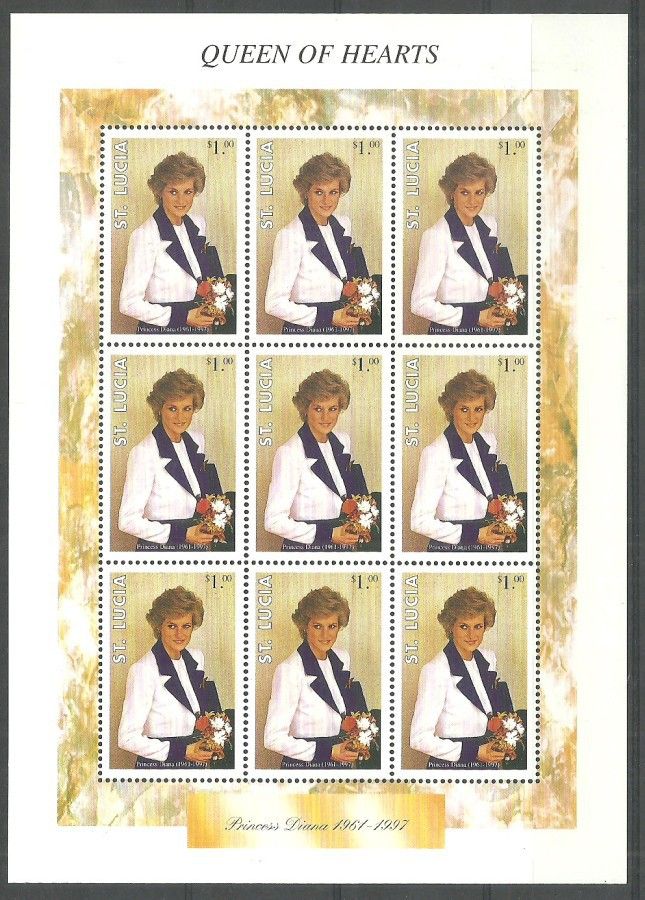 Znaczek Saint Lucia 1998 Mi ark 1094 Czyste **