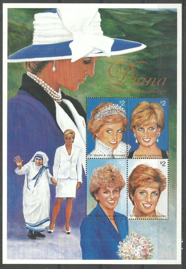 Znaczek Saint Vincent i Grenadyny 1997 Mi ark 4222-4225 Czyste **