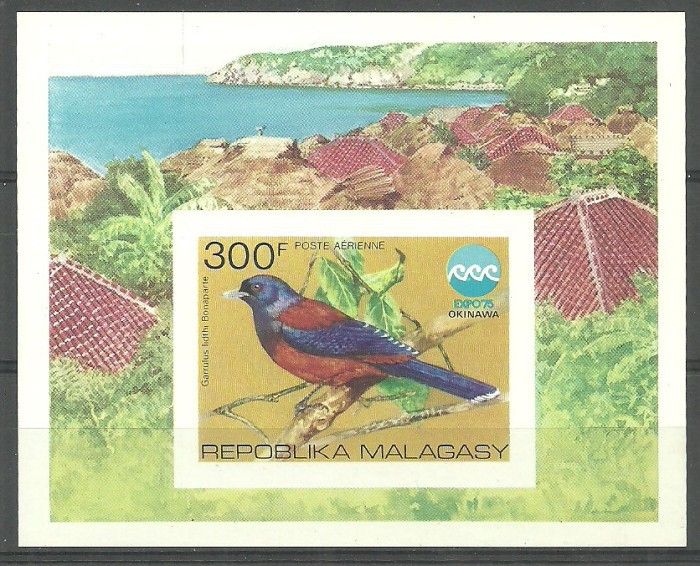 Znaczek Madagaskar 1975 Mi bl 8B Czyste **