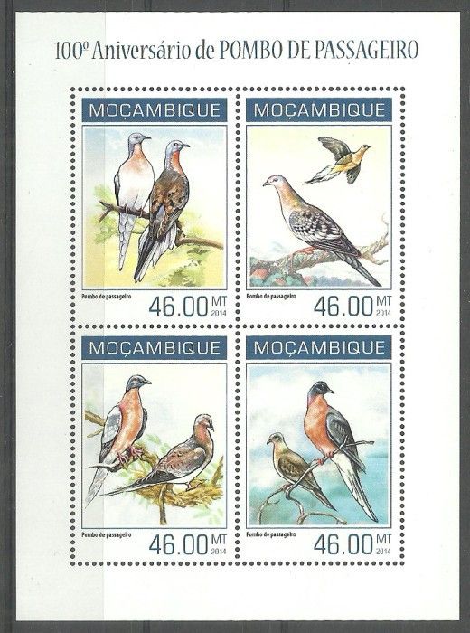 Znaczek Mozambik 2014 Mi ark 7120-7123 Czyste **