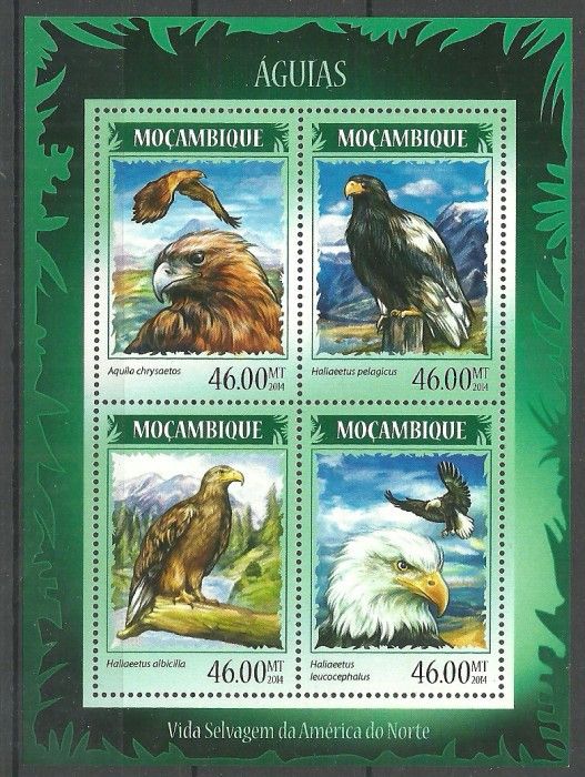 Znaczek Mozambik 2014 Mi ark 7290-7293 Czyste **