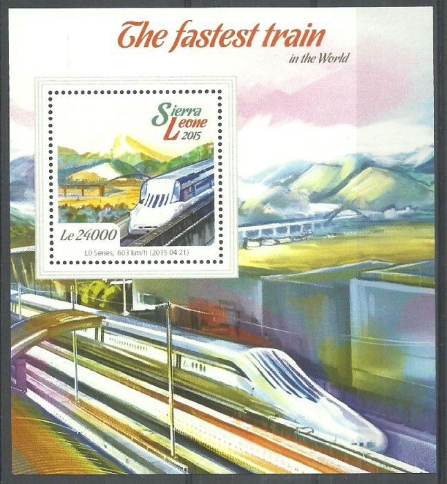 Znaczek Sierra Leone 2015 Mi bl 766 Czyste **