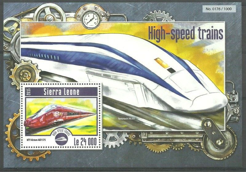 Znaczek Sierra Leone 2015 Mi bl 781 Czyste **