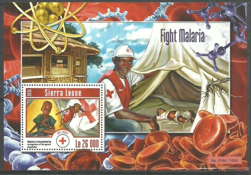 Znaczek Sierra Leone 2015 Mi bl 794 Czyste **