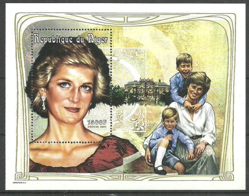 Znaczek Niger 1997 Mi bl 106 Czyste **