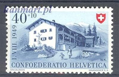 Znaczek Szwajcaria 1949 Mi 528 Czyste **