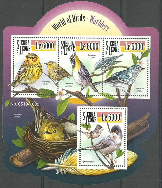 Znaczek Sierra Leone 2015 Mi ark 6516-6519 Czyste **