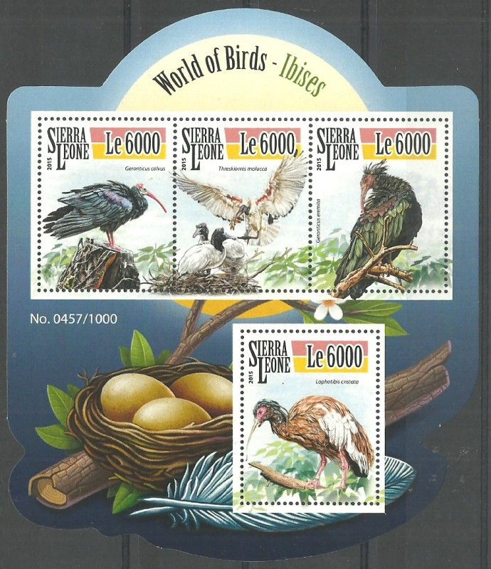 Znaczek Sierra Leone 2015 Mi ark 6540-6543 Czyste **
