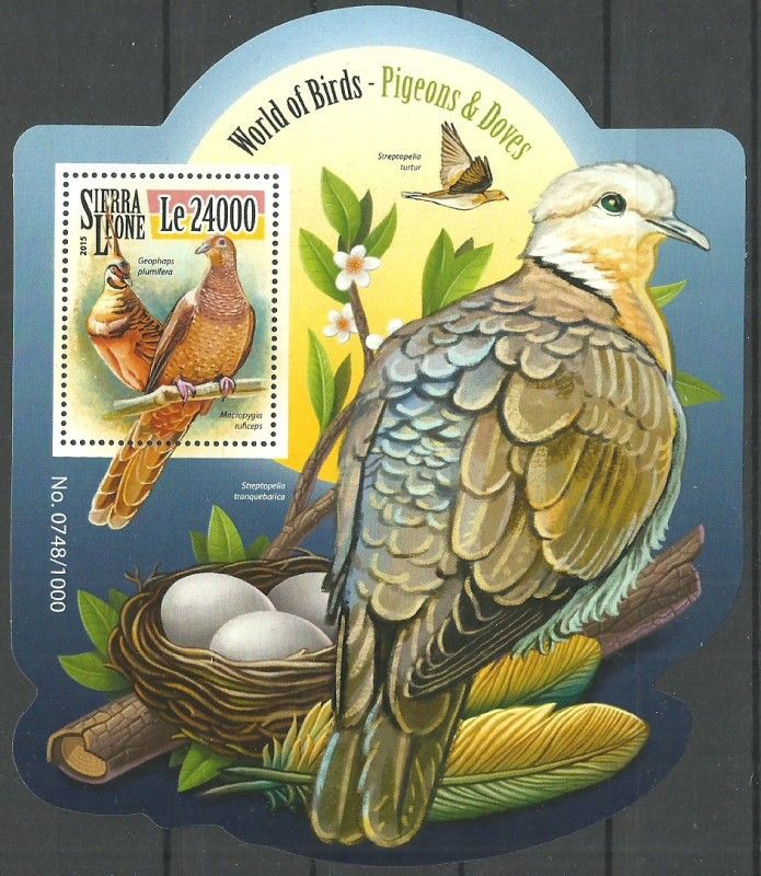 Znaczek Sierra Leone 2015 Mi bl 844 Czyste **
