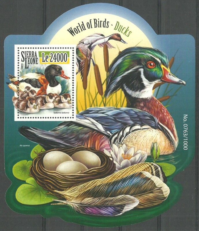 Znaczek Sierra Leone 2015 Mi bl 848 Czyste **