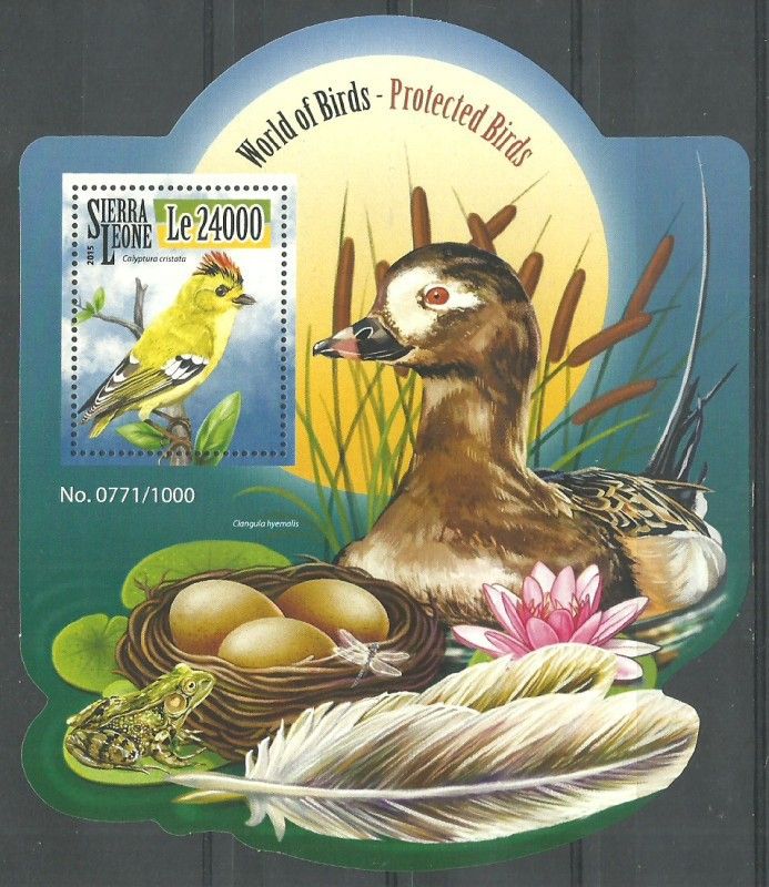 Znaczek Sierra Leone 2015 Mi bl 850 Czyste **