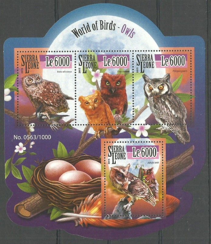 Znaczek Sierra Leone 2015 Mi ark 6576-6579 Czyste **