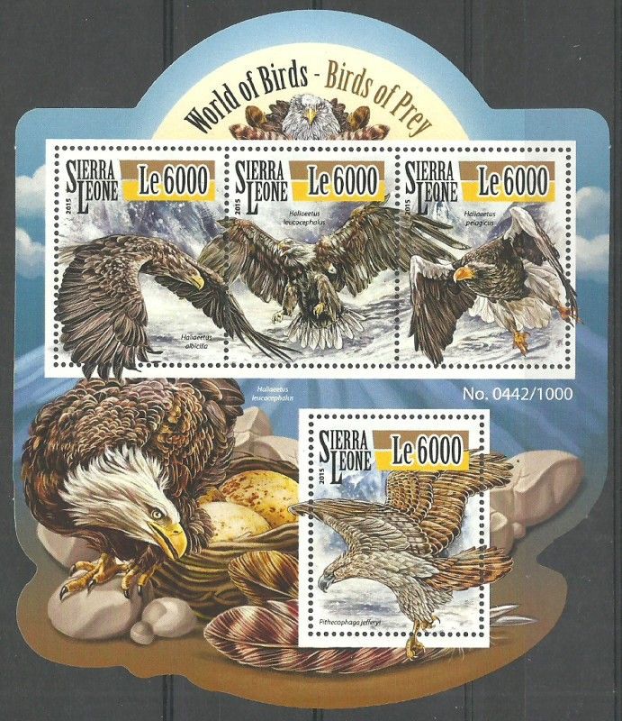 Znaczek Sierra Leone 2015 Mi ark 6580-6583 Czyste **