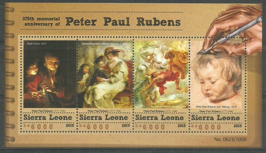 Znaczek Sierra Leone 2015 Mi ark 6612-6615 Czyste **