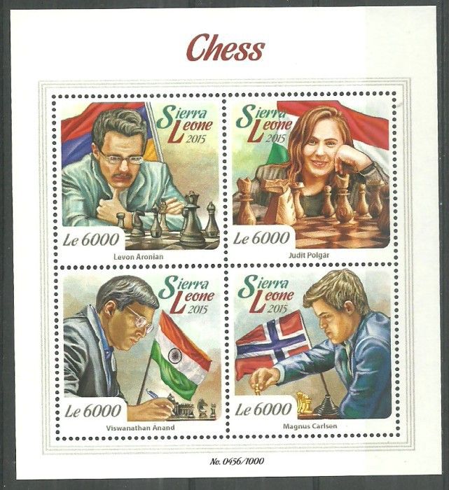 Znaczek Sierra Leone 2015 Mi ark 6743-6746 Czyste **