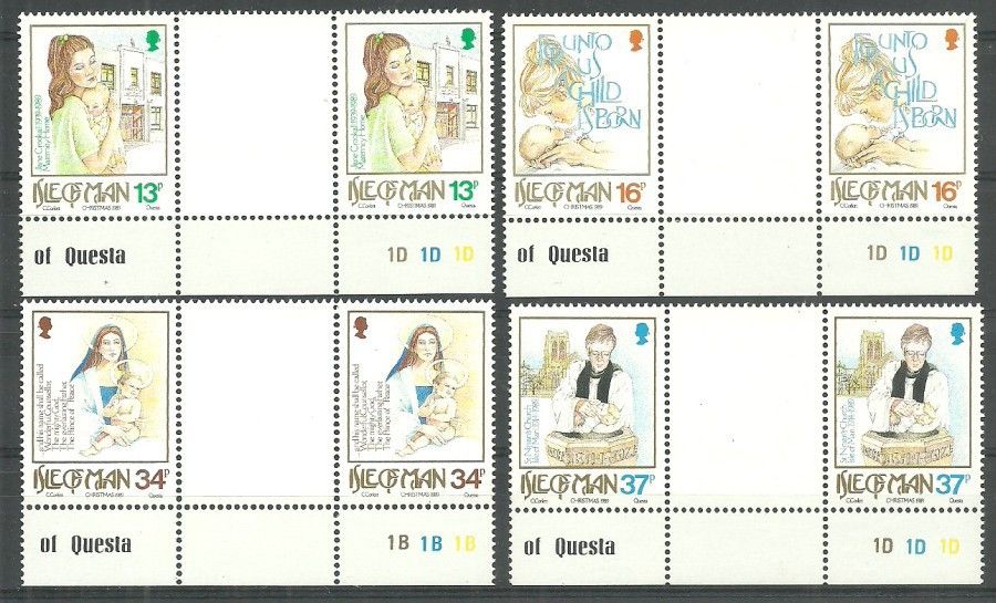 Znaczek Wyspa Man 1989 Mi 417-420 Czyste **