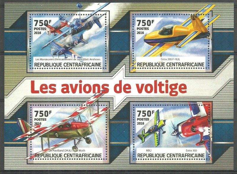 Znaczek Republika Środkowoafrykańska 2016 Mi ark 6375-6378 Czyste **