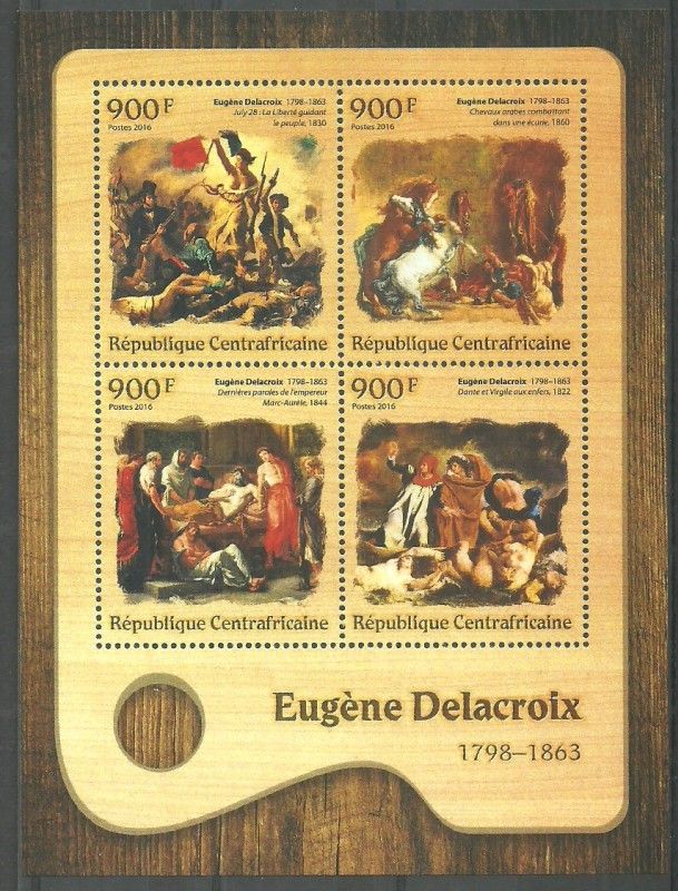Znaczek Republika Środkowoafrykańska 2016 Mi ark 6510-6513 Czyste **
