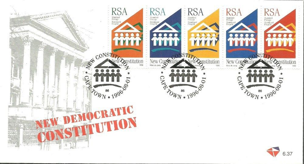 Znaczek Republika Południowej Afryki 1996 Mi 1011-1015 FDC