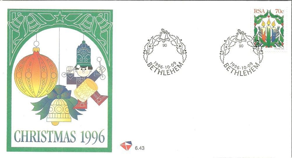 Znaczek Republika Południowej Afryki 1996 Mi 1024 FDC